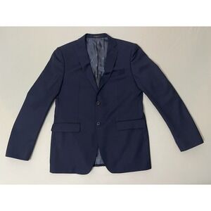 JOHN VARVATOS Bedford Wool Blend Blazer 40R Navy Sport Coat‎ 2 Button
